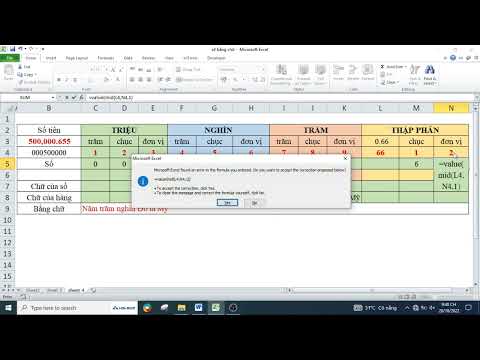 Video Đổi tiền USD từ số sang chữ bằng hàm excel cơ bản siêu... - youtube