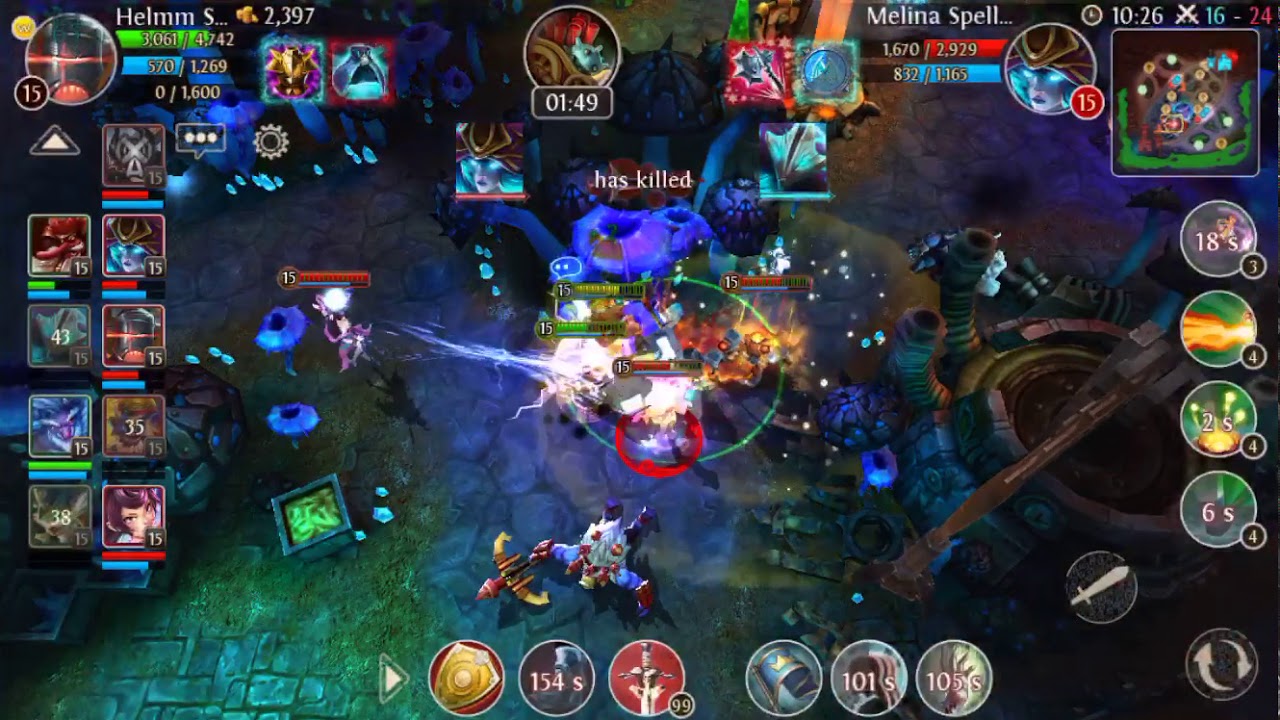 "helm" 11:9 HOC game play【MOBA】「heroes of order and chaos」2020