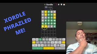 Solving today's Xordle and Phrazle, 17/05/2022. Andy Lade.