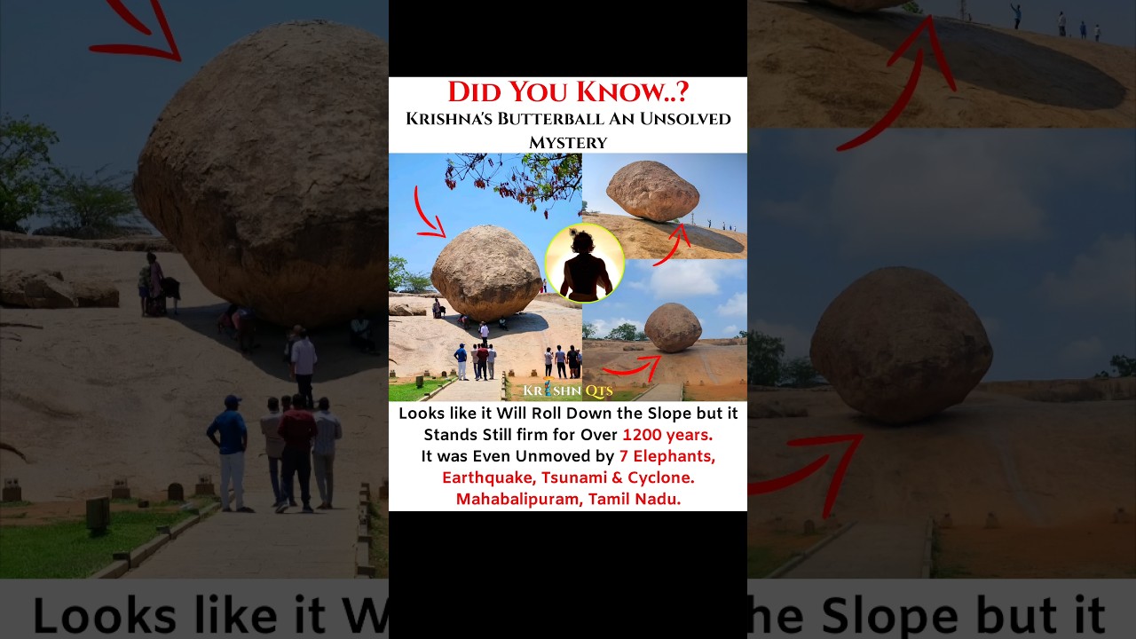 🔥 Unbelievable Mystery Of Krishna's Butterball! 🧈🪨 Standing Still For 1200 Years!