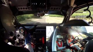 Caméra embarqué rallye cote chalonnaise 2015 es1