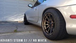 Advanti Storm S1 Install On Nb Miata
