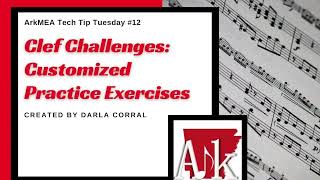 Famous Tech Tip Tuesday #12 - Clef Challenges: Customized Practice Exercises Profile