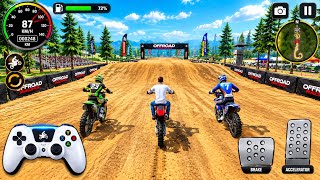 Impossible Motocross Bike Off-road Racing 3D - Extreme Motor Bike Simulator -Android GamePlay  screenshot 1