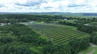 Stunning Drone Footage of a Solar Energy Farm in Ithaca, NY