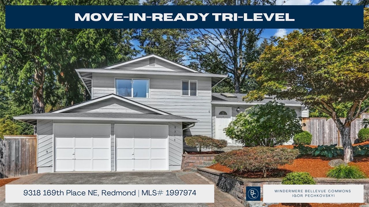 MOVE-IN-READY TRI-LEVEL | 9318 169th Place NE, Redmond, WA
