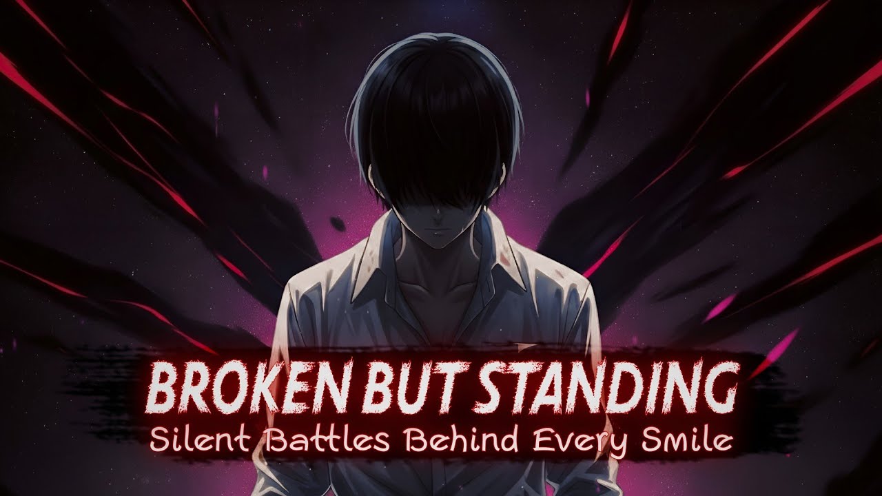 Broken But Standing – Silent Battles Behind Every Smile | Xenzo Echo (Official Lyrics Video)