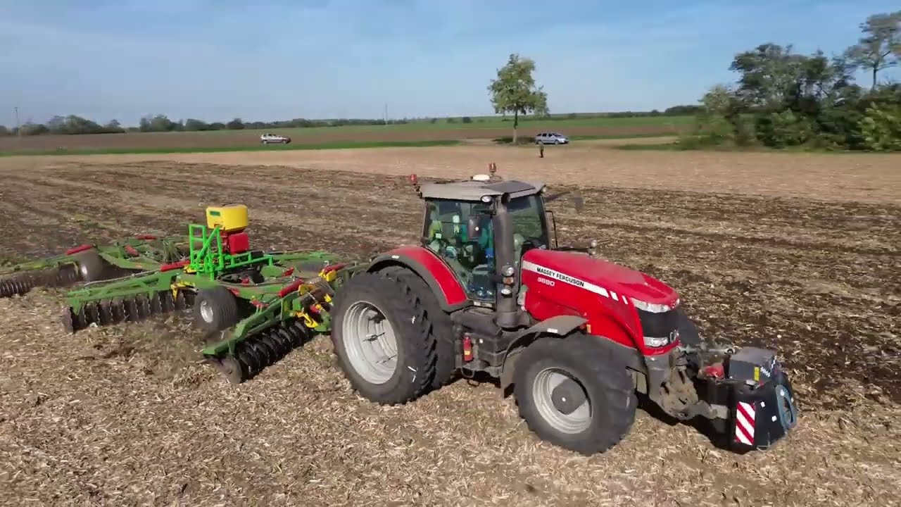 3x Massey Ferguson / Príprava pôdy a sejba/