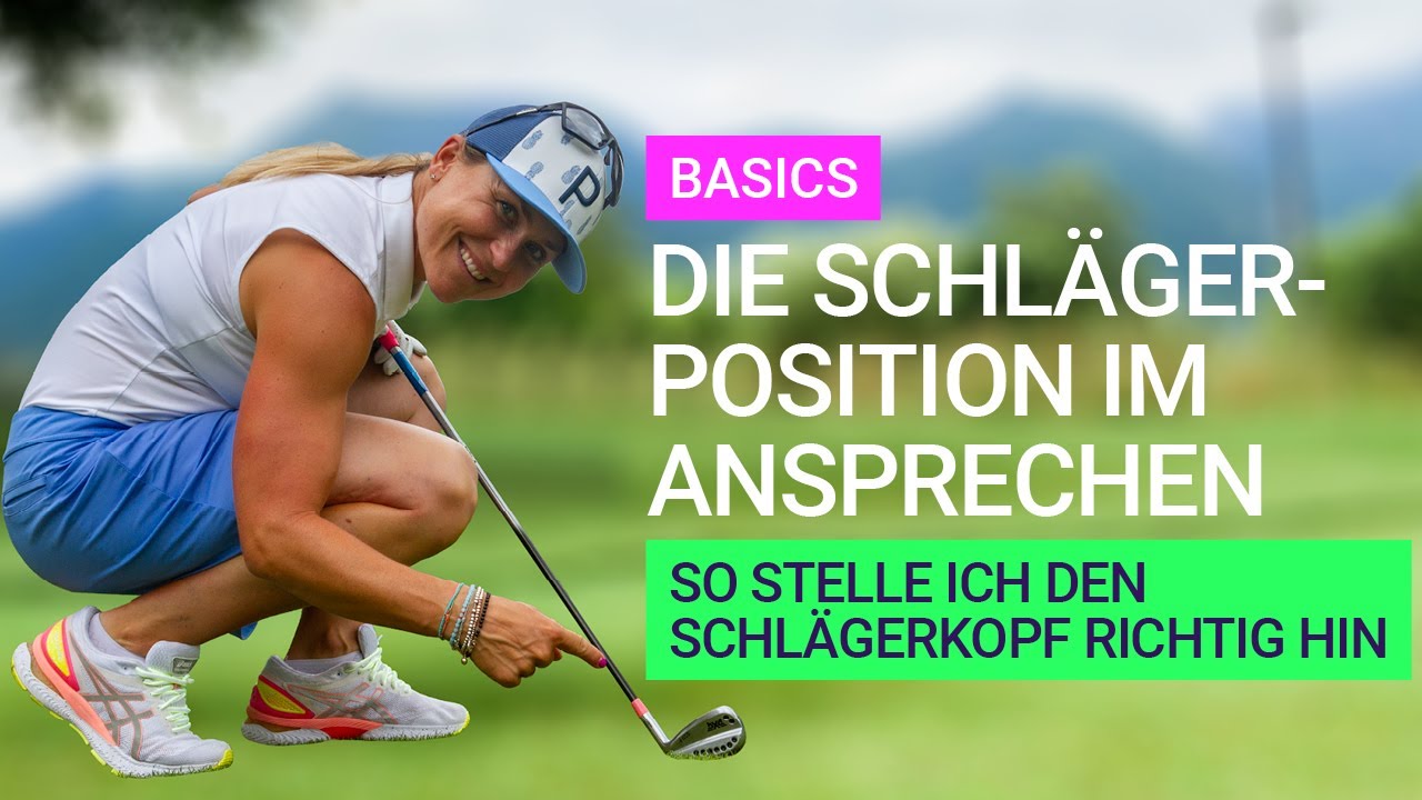 Die Schlägerposition im Ansprechen - so stelle ich den Schlägerkopf richtig hin