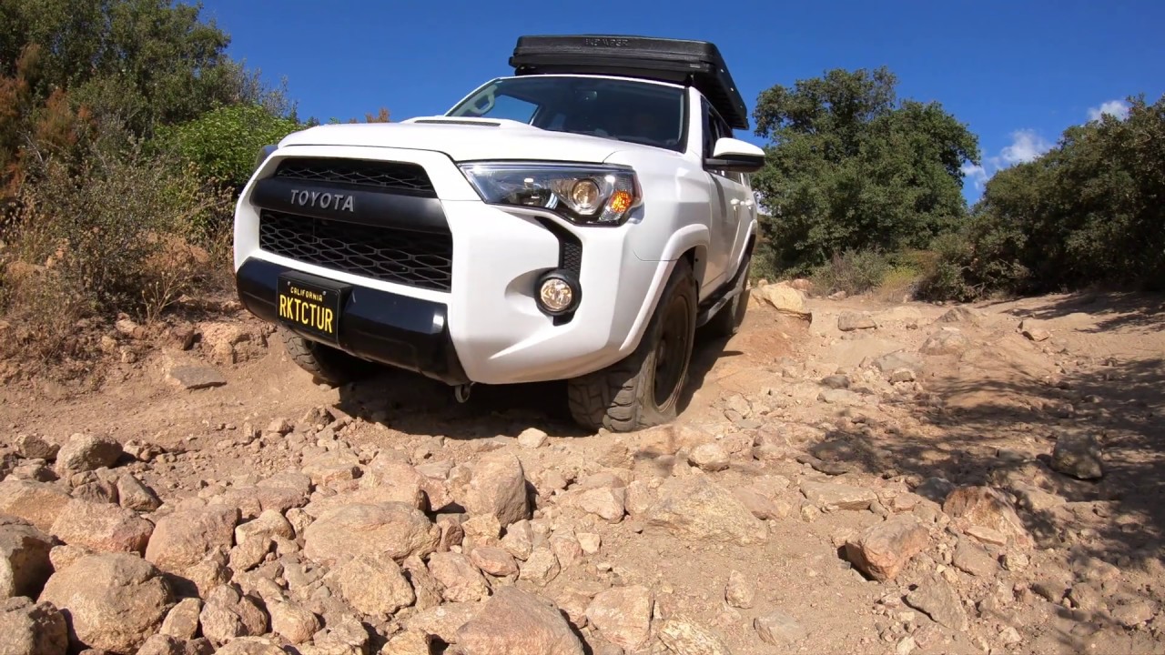 5th Gen 4runner TRD PRO off roading at Corral Canyon OHV Gunslinger