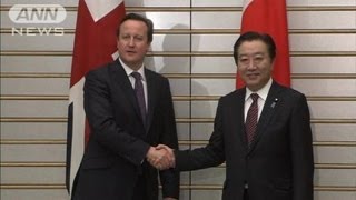 日英首脳が会談　「武器」共同開発で合意（12/04/11）