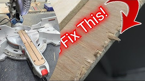 How To Make A Zero Clearance Insert || Miter Saw Tune up