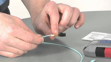 Terminating Jacketed Cable with the UniCam High-Performance Installation Tool