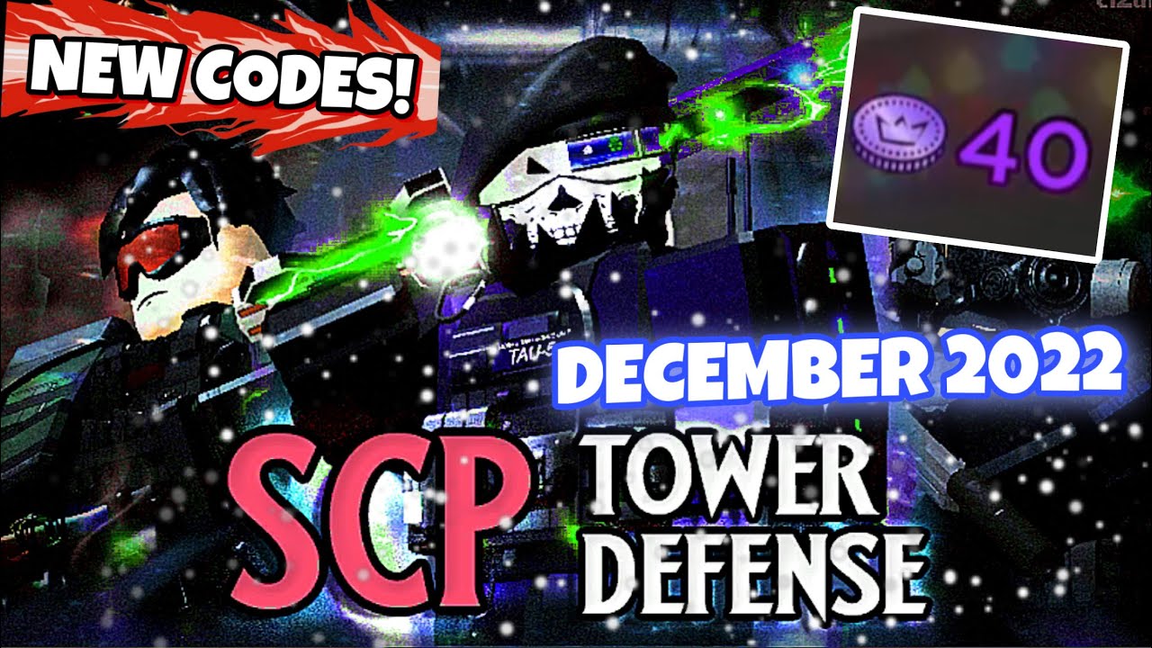 Roblox SCP Tower Defense New Code October 2023 