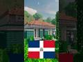 DOMINICAN Bohío In Minecraft [Reupload] #minecraftshorts #minecraft #dominicanrepublic