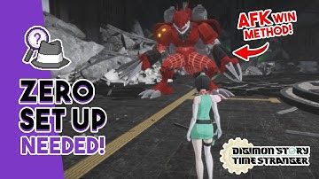 How to EASILY Beat Chaosdramon in Digimon Story: Time Stranger | AFK Win Method EVERY TIME!
