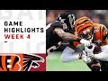 Bengals vs. Falcons Week 4 Highlights | NFL 2018