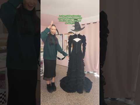 in the middle of sewing my Elphaba costume, but I can't decide... bling or no bling??