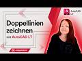 AutoCAD LT: parallele Linien direkt als Doppellinie zeichnen
