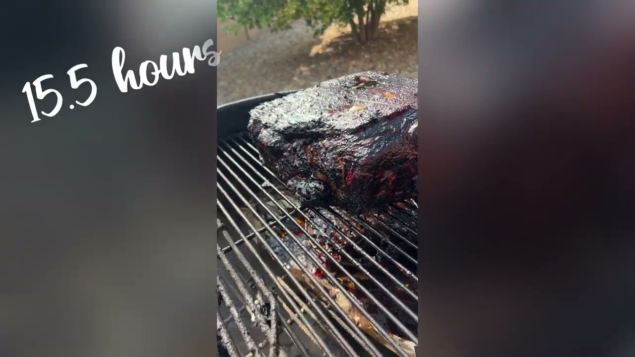 Smoked Pulled Pork Charcoal.