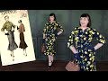 Mermaid Flounce Skirt Pattern // Making A Lemon Print Dress