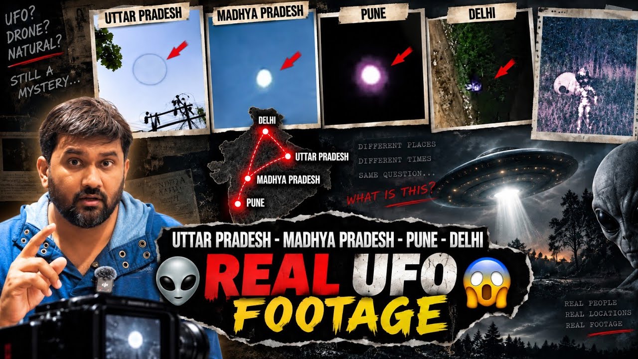 Bharat Mein 4 Jagah UFO's 👽 UP Se Delhi Tak - India Ke Aasman Mein Kya Ho Raha Hai? 🛸 #AlienLife 
