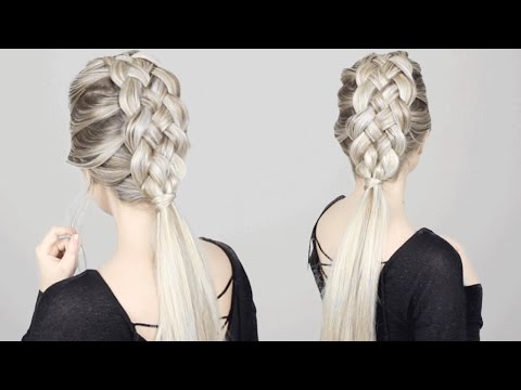 HOW TO: 5 STRAND BRAID Tutorial | Long Medium Length Hairstyles