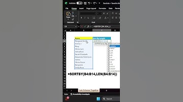 Sorting by text length in excel | Excel Hack | Excel Tricks #shorts #excel #exceltips #shortsfeed