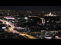 Салют на Москвой рекой между Лужниками и МГУ | Вид с Москва-Сити