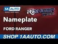 How to Replace Nameplate Badge Emblem 1996-2005 Ford Ranger