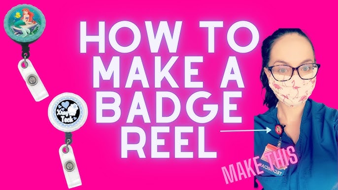 How To Make A Badge Reel with RESIN 