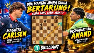MAGNUS vs ANAND! Duel 2 Mantan Juara Dunia, Ada LANGKAH BRILLIANT! 🤯♟️ screenshot 5