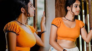 Mallu Model Arya In Nadan Outfit