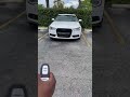 Audi A6 remote start (key), UK