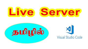 Live server in Visual studio code|How to use live server|CodebinX|Tamil