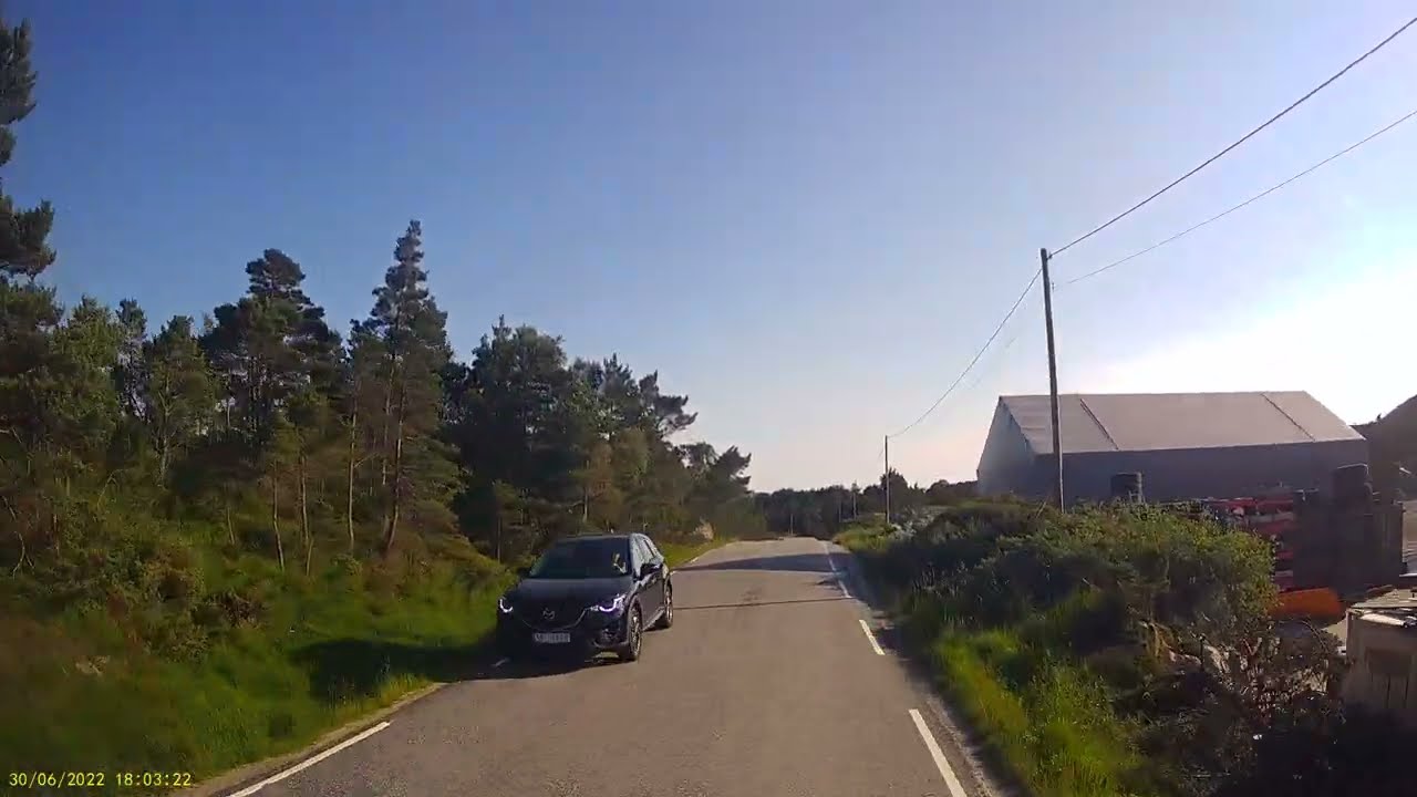 Road 541 on Bømlo to Langevåg