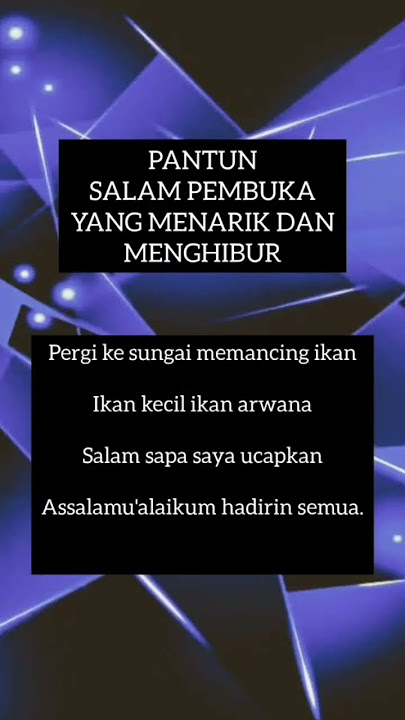 pantun salam pembuka#pantunsalampembuka#shorts