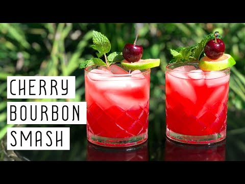 CHERRY BOURBON SMASH