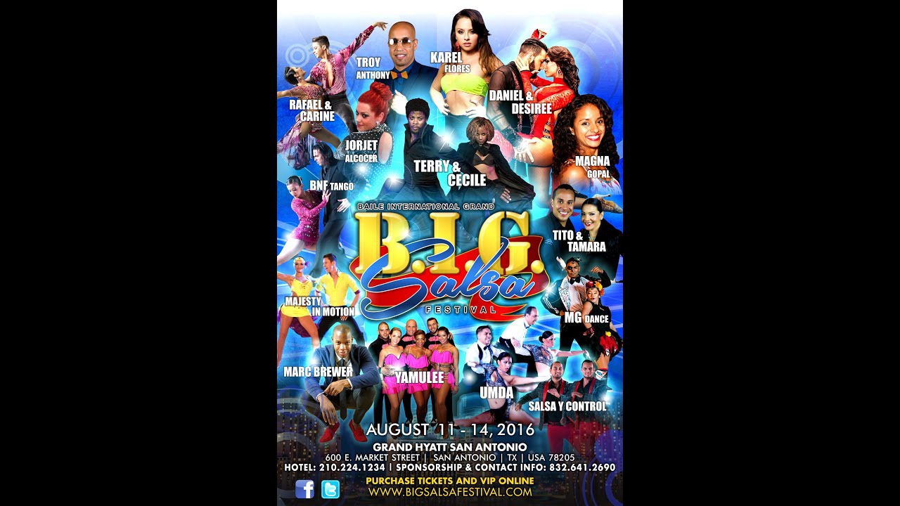 BIG Salsa Festival / Aug 1114th // Riverwalk, San Antonio, TX YouTube