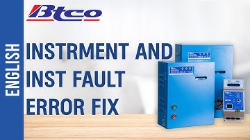 How to Fix Instrment and Inst Fault on BTCO Submersible Motor Starters - English Tutorial