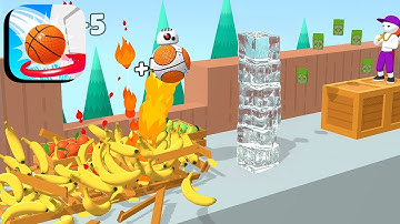 Bounce Dunk ​- All Levels Gameplay Android,ios (Part 175)