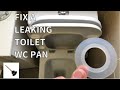 Fix that WC pan Toilet water leak leaking from your toilet easy fix