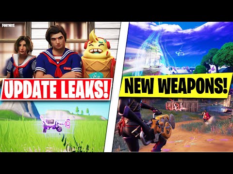 Fortnite Season 3 FIRST UPDATE! (Collab, NEW WEAPONS, TELEPORT Portal)