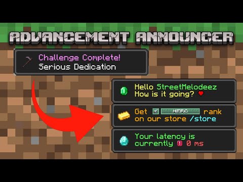 Advancement Announcer - Spice Up Your Minecraft Server Announcements