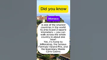 Did You Know You Can Walk Across Monaco In Just One Hour 