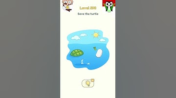inavb DOP 2: Delete One Part  Level 593 Save the Turtle Walkthrough Solution #shorts #DOP2
