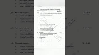 Environmental Studies and Disaster Management #polytechnic #civilengineering #previousyearpaper