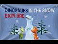 Dinosaurs enjoying the Snow..