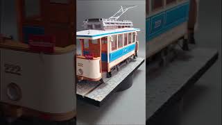 Stuttgarter Tram um 1900/Stuttgart Tram around 1900 - Kartonmodell/Cardmodel - Schreiber #papercraft