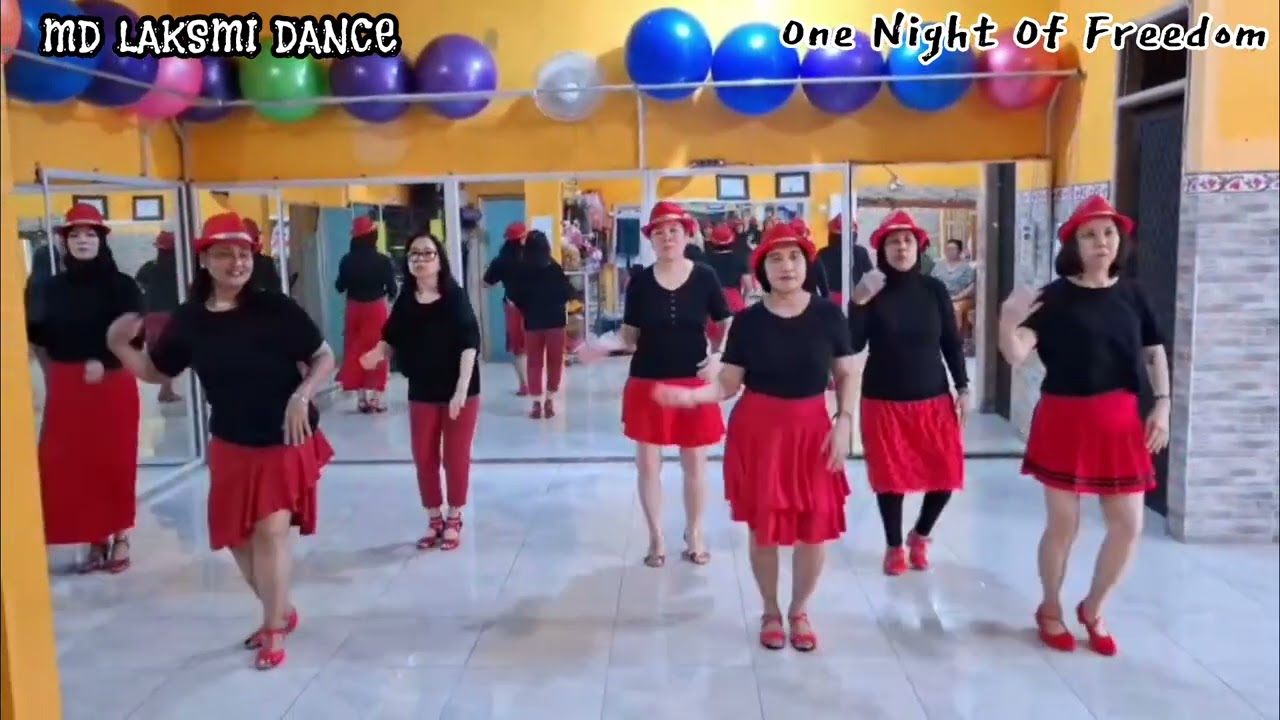 ONE NIGHT OF FREEDOM//LINEDANCE//CHOREO MD LAKSMI